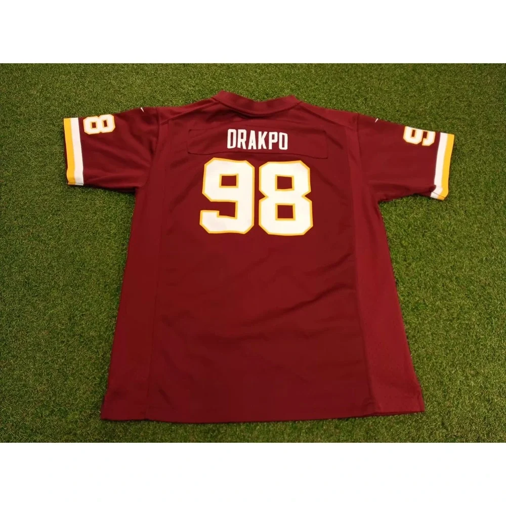 Nike Washington‎ Commanders Redskins Brian Orakpo #98 Youth XL Burgundy Jersey
